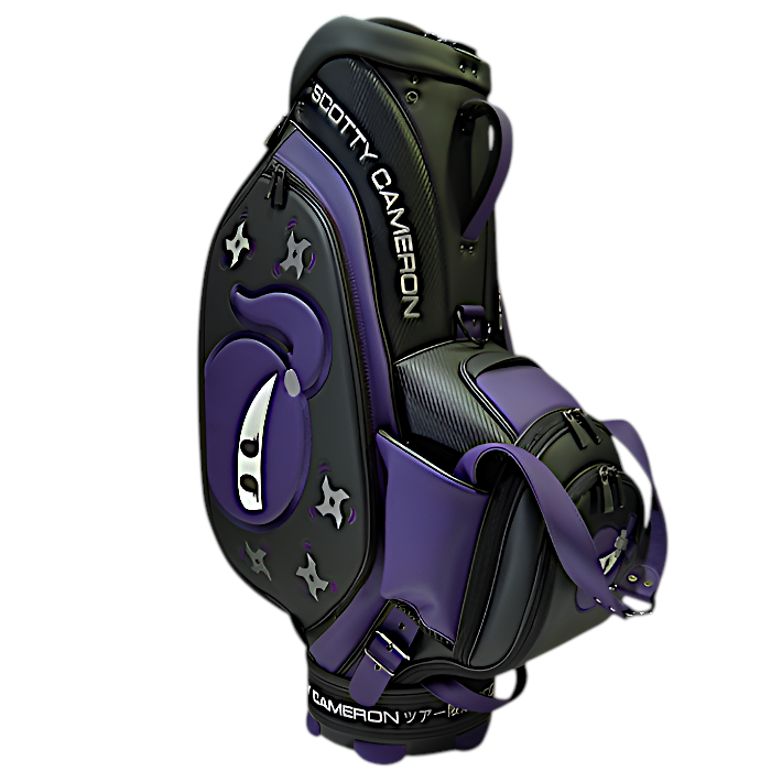 SCOTTY CAMERON ツアー限定 ゴルフバッグ 黒・紫 SCOTTY CAMERON ツアー限定 ゴルフバッグ 黒・紫